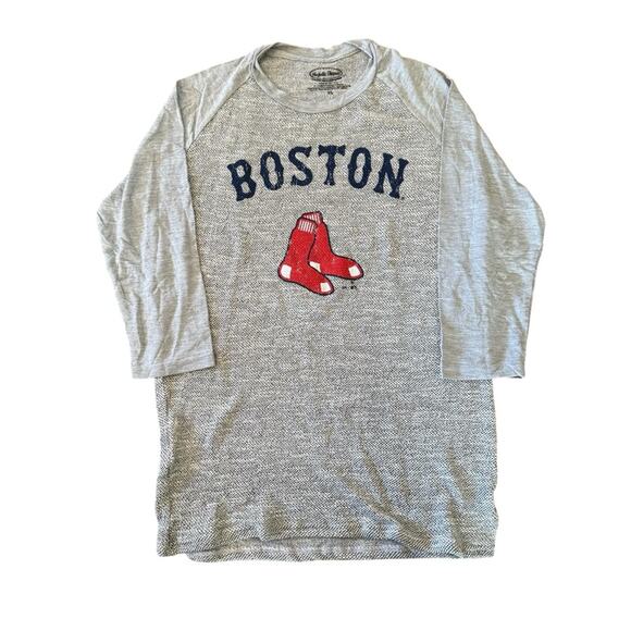 NWT Boston Red Sox 3/4 Sleeve Shirt Men’s XL - Picture 1 of 8
